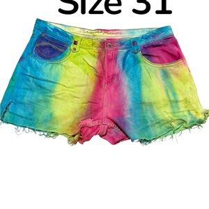 Arizona Jean Company Tie-Dye Jean Shorts